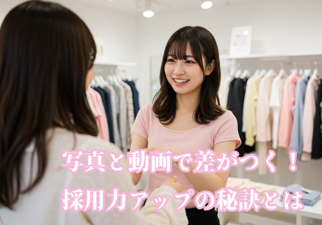 写真と動画で差がつく！採用力アップの秘訣とは